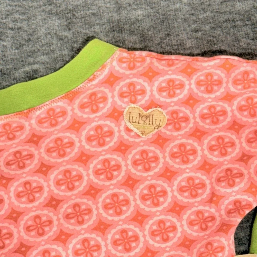 Lulolly Legs Boutique Organic Baby Knit Kimono Leggings Set Euro 0-6M Pink Green